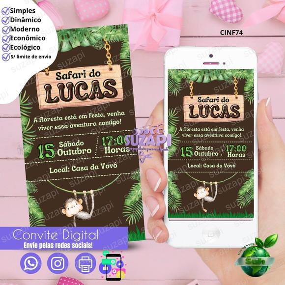 Convite Safari Digital Virtual Whatsapp