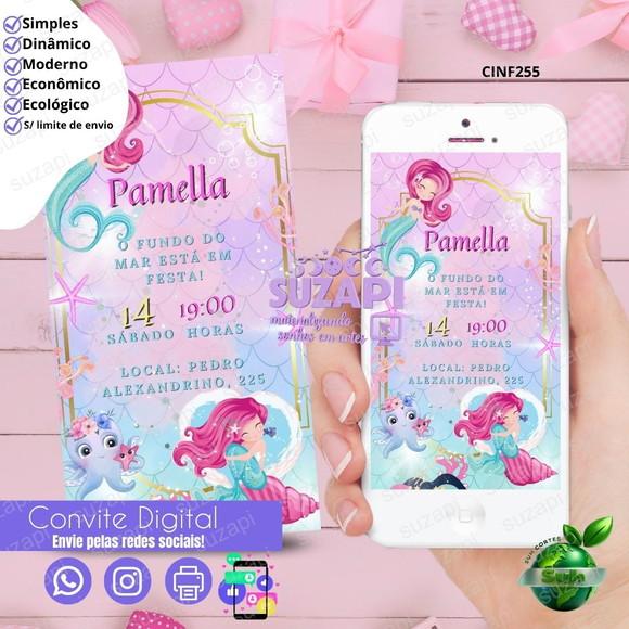 Convite Sereia Digital Virtual Whatsapp