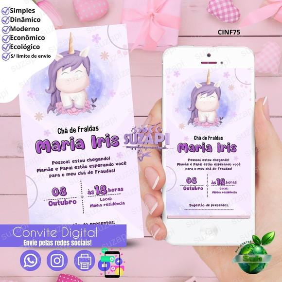 Convite Unicórnio Digital Virtual Whatsapp