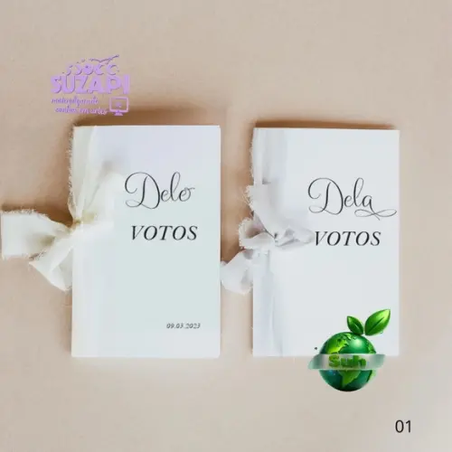 2 Votos de Casamento Minimalista