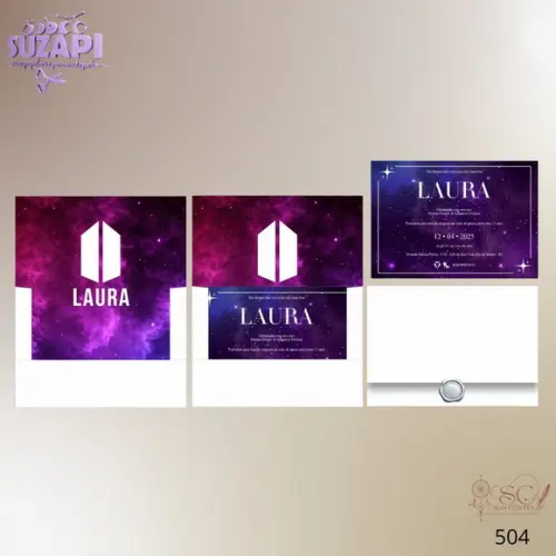 Convite de 15 Anos Bts Especial
