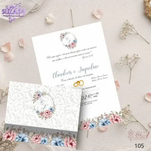 Convite de Casamento Candy Tam A5