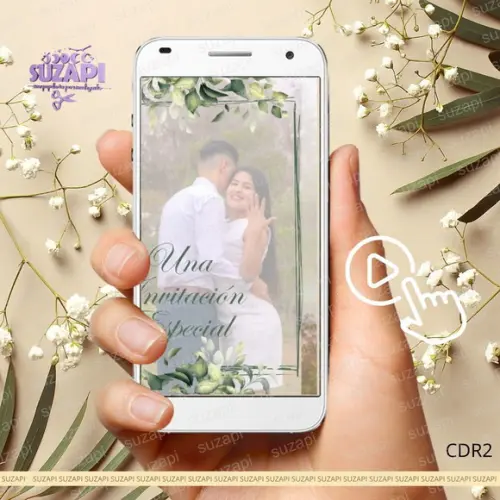 Convite de Casamento Interativo Mais Video