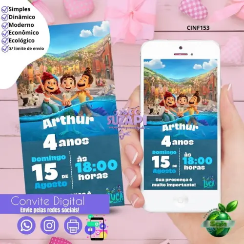 Convite Luca Digital Virtual Whatsapp