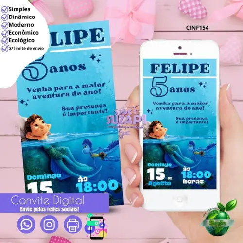 Convite Luca Digital Virtual Whatsapp
