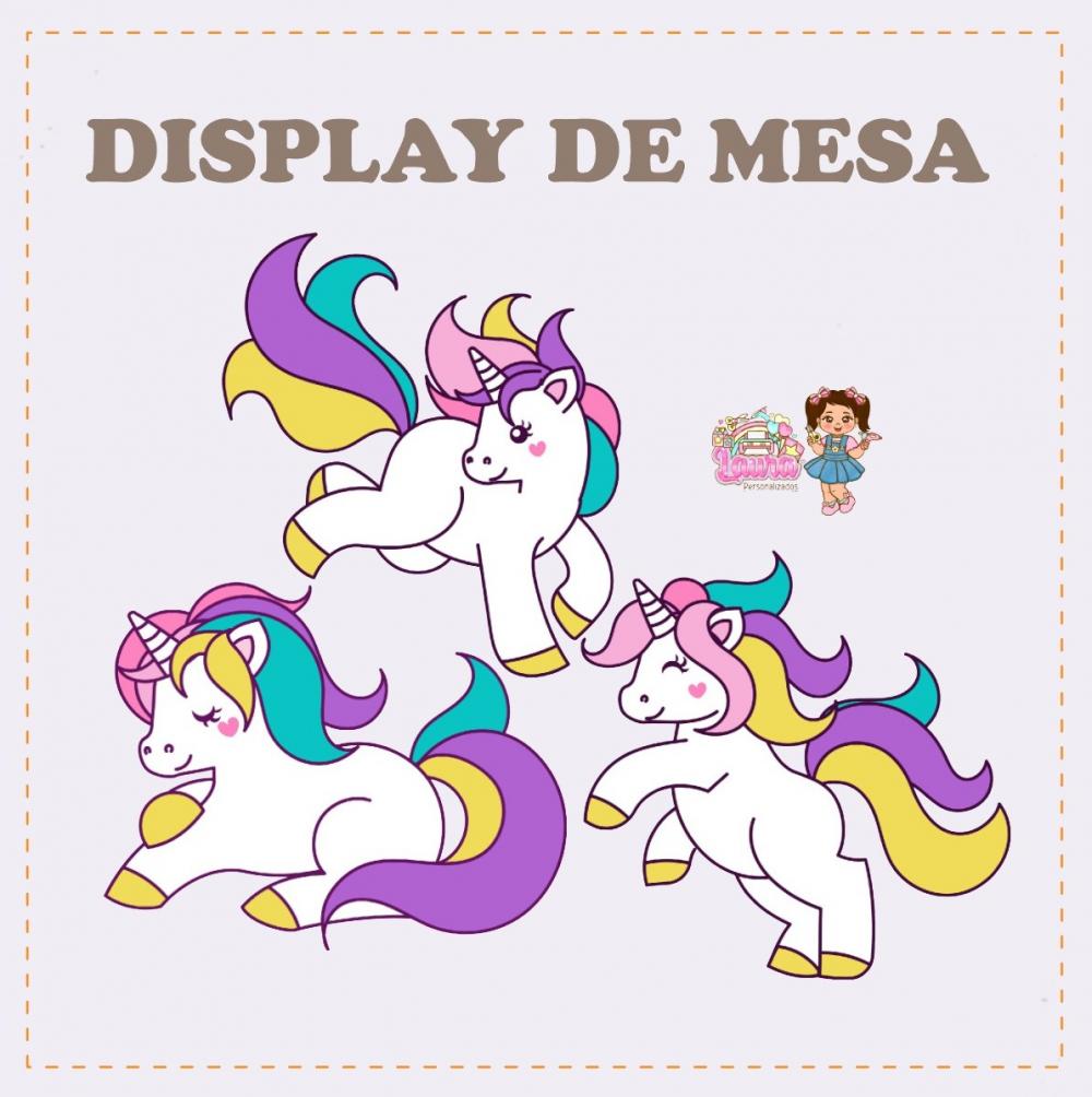 Kit Festa só um Bolinho Unicornio - Decoração de aniversário 