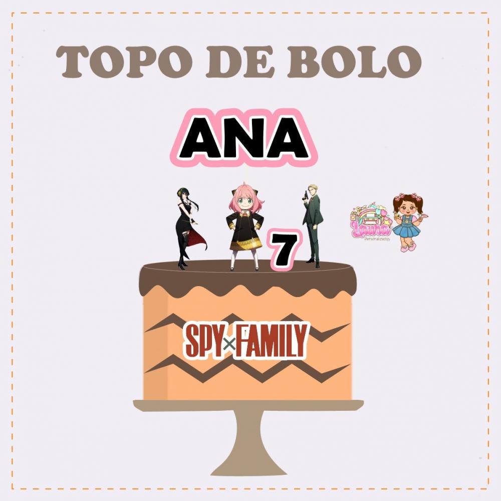 Kit Festa só um Bolinho Spy x Family - Decoração de aniversár