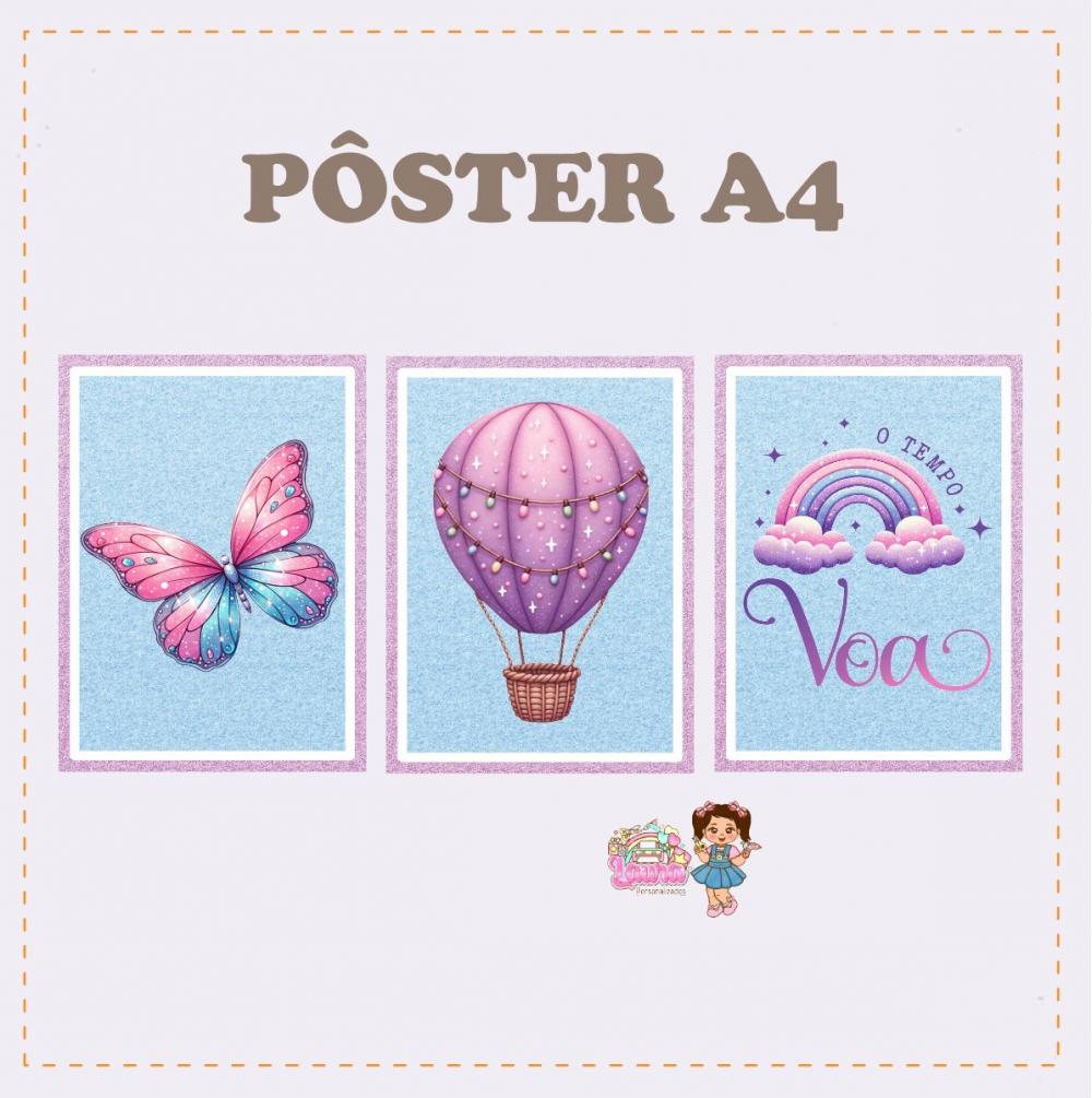 Kit Festa só um Bolinho O tempo voa - Decoração de aniversári
