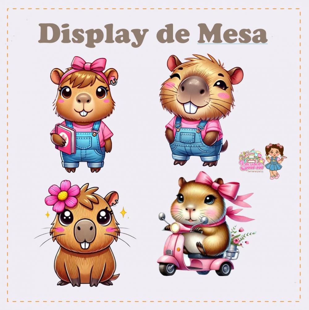 Kit Festa só um Bolinho Capivara - Decoração de aniversário -