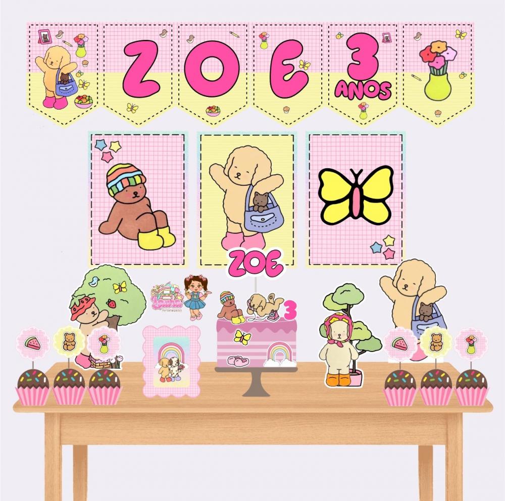 Kit Festa só um Bolinho Bobie Gods O tempo voa - Decoração de 