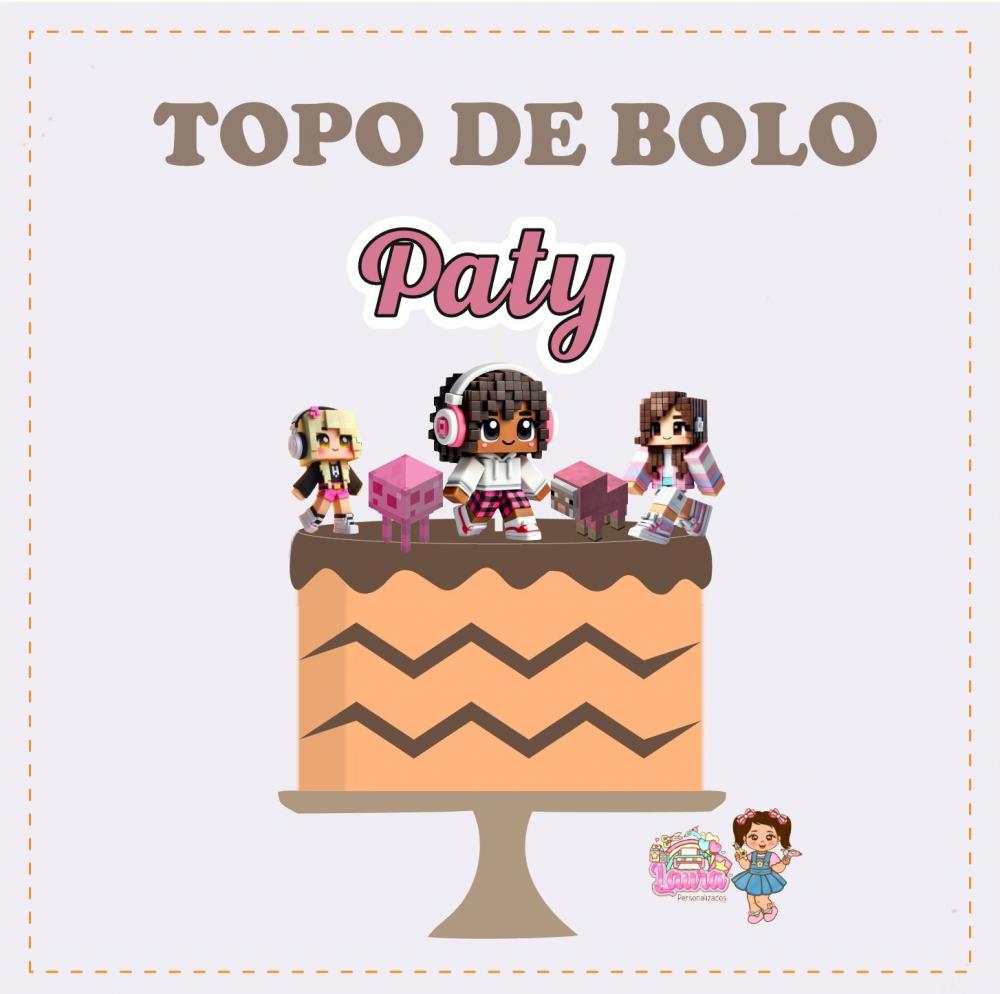 Kit Festa só um Bolinho Minecraft Menina - Decoração de aniver