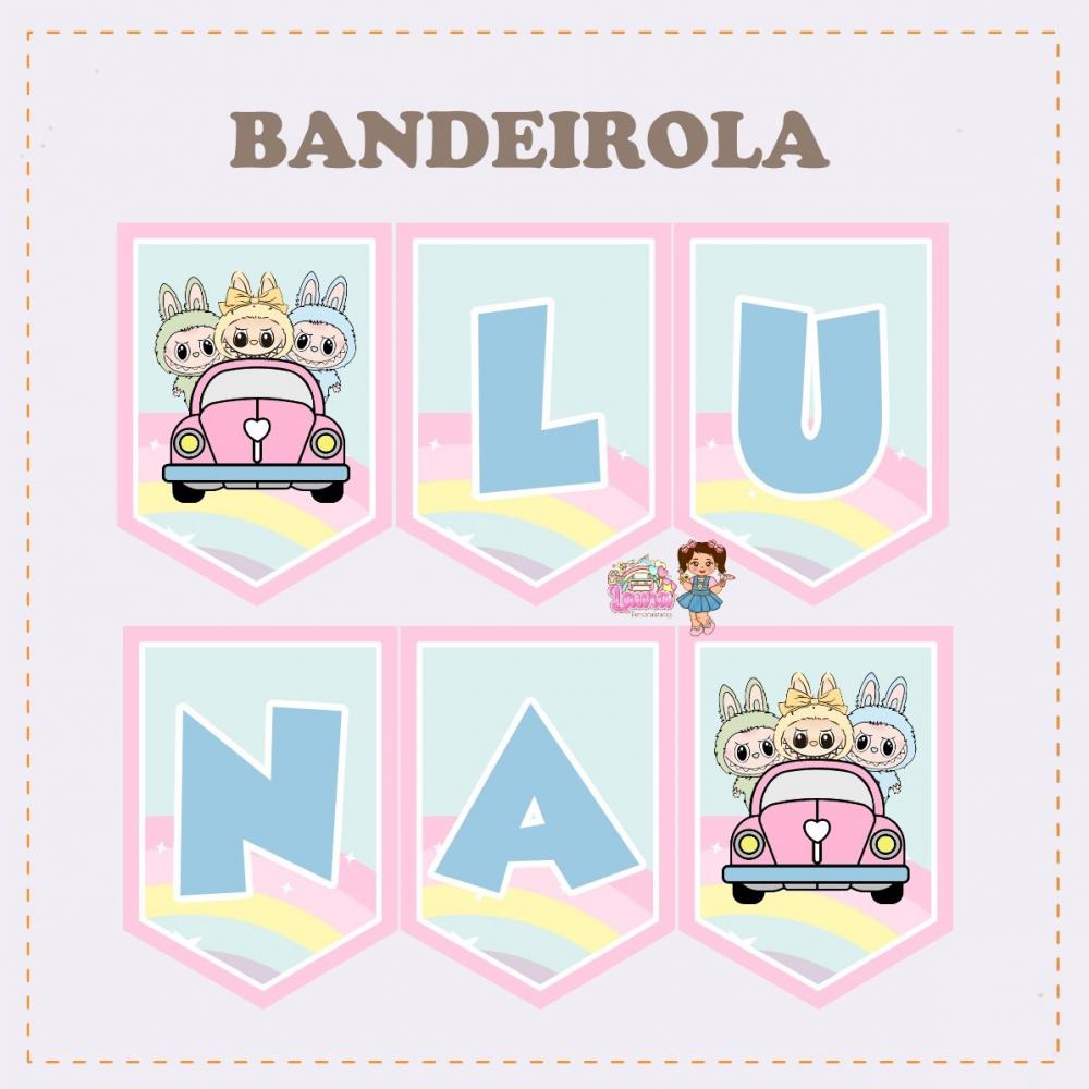Kit Festa só um Bolinho Labubu - Decoração de aniversário - F