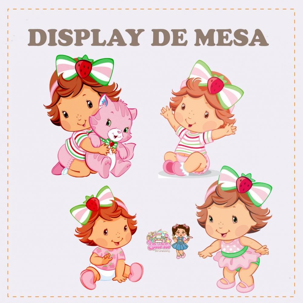 Kit Festa só um Bolinho Moranguinho Baby - Decoração de aniver