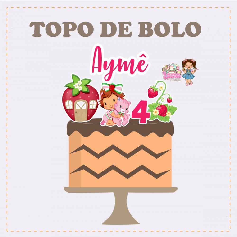 Kit Festa só um Bolinho Moranguinho Baby - Decoração de aniver