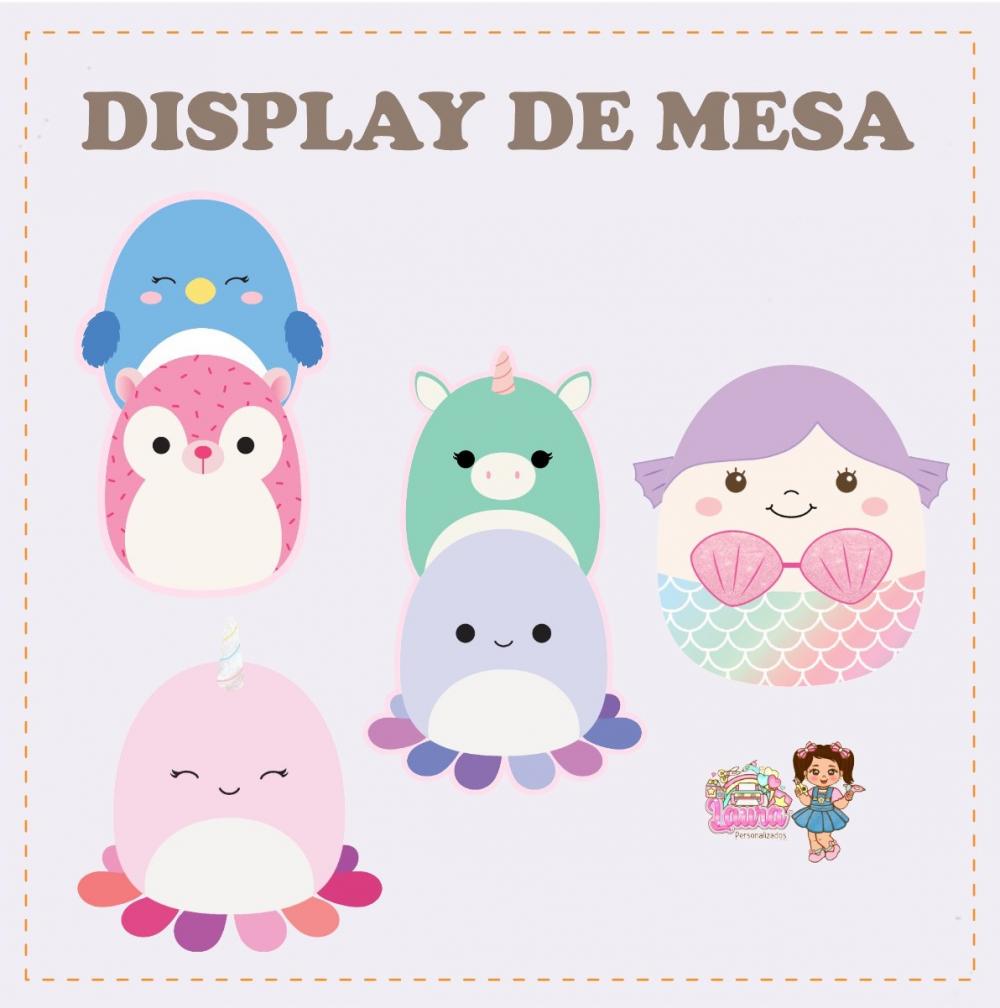 Kit Festa só um Bolinho Squishmallows - Decoração de aniversá