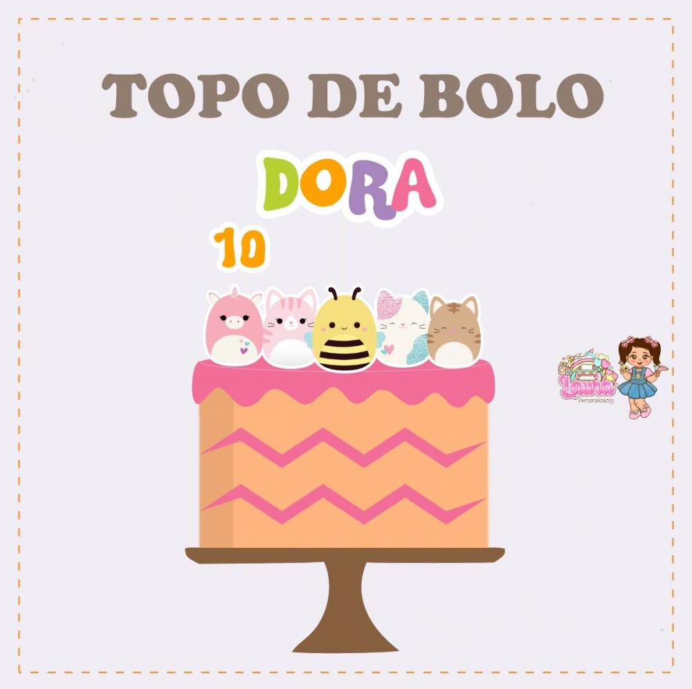 Kit Festa só um Bolinho Squishmallows - Decoração de aniversá