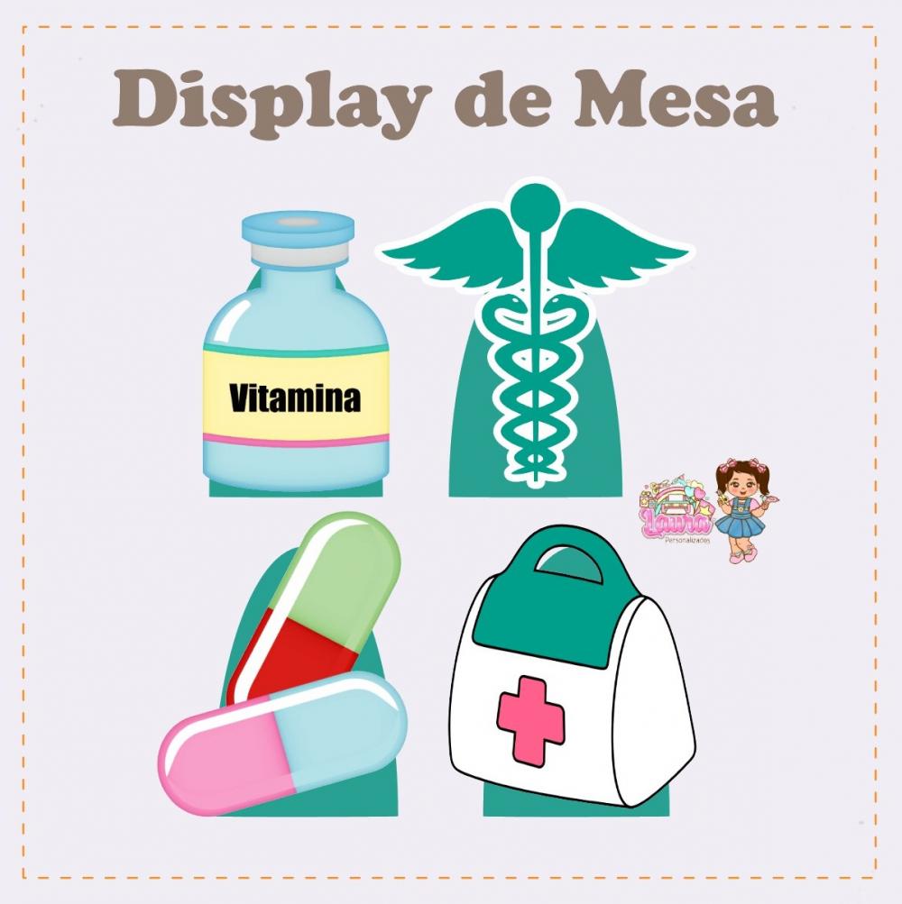 Kit Festa só um Bolinho Enfermagem - Decoração de aniversário