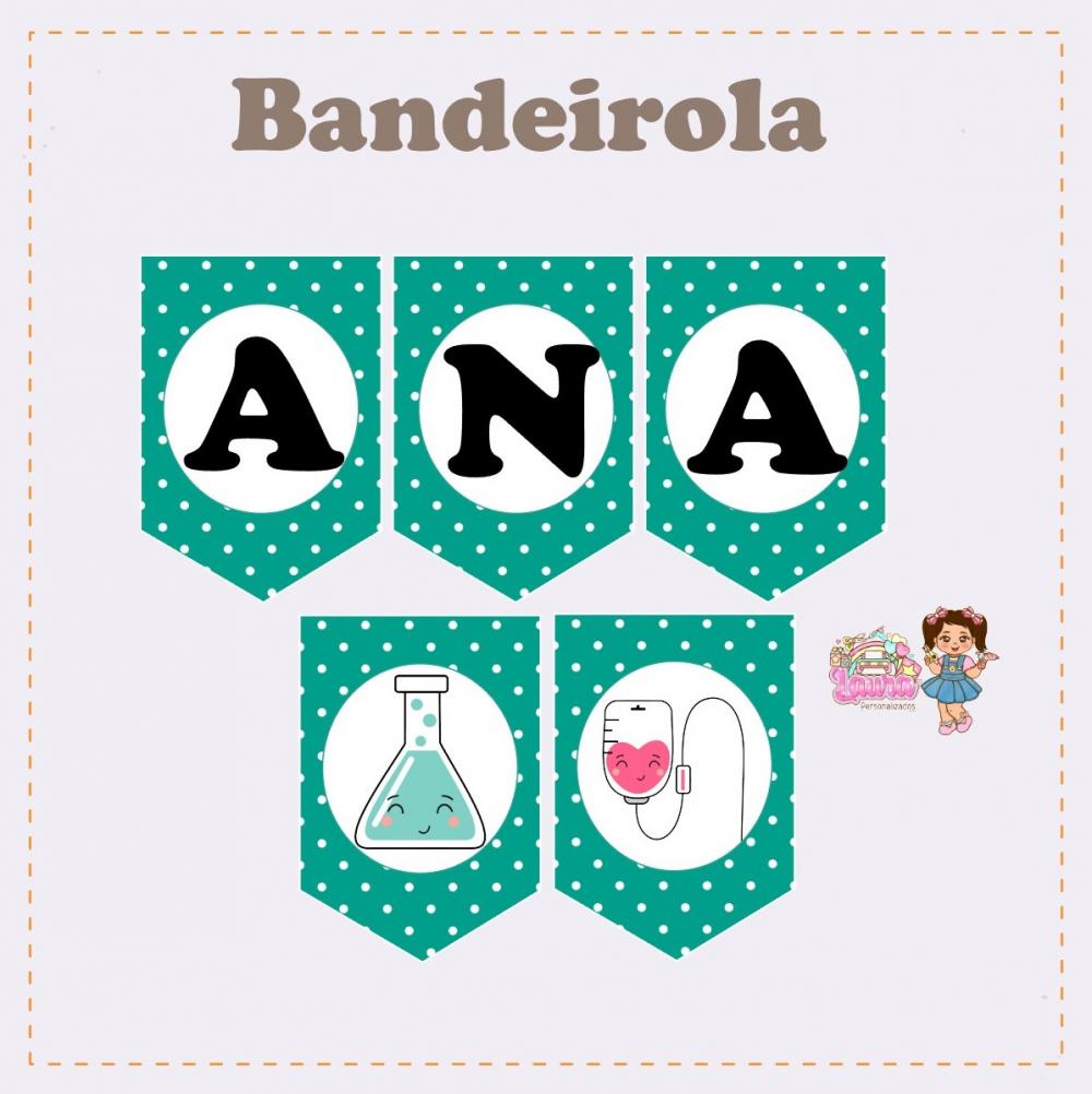Kit Festa só um Bolinho Enfermagem - Decoração de aniversário