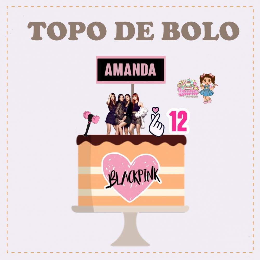 Kit Festa só um Bolinho Black Pink - Decoração de aniversário
