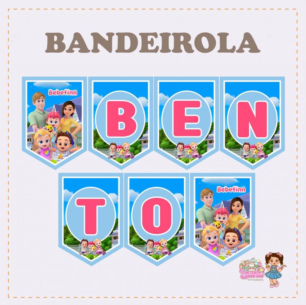 Kit Festa só um Bolinho Bebefinn - Decoração de aniversário -
