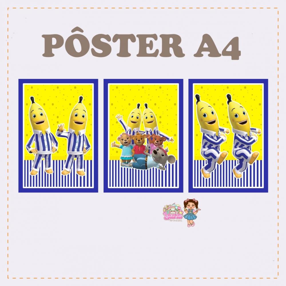 Kit Festa só um Bolinho Banana de Pijamas - Decoração de anive