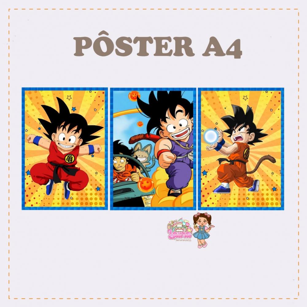 Kit Festa só um Bolinho Dragon Ball Z - Decoração de aniversá