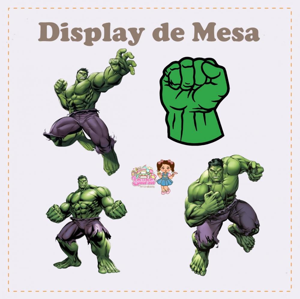 Kit Festa só um Bolinho o Incrivel Hulk - Decoração de anivers