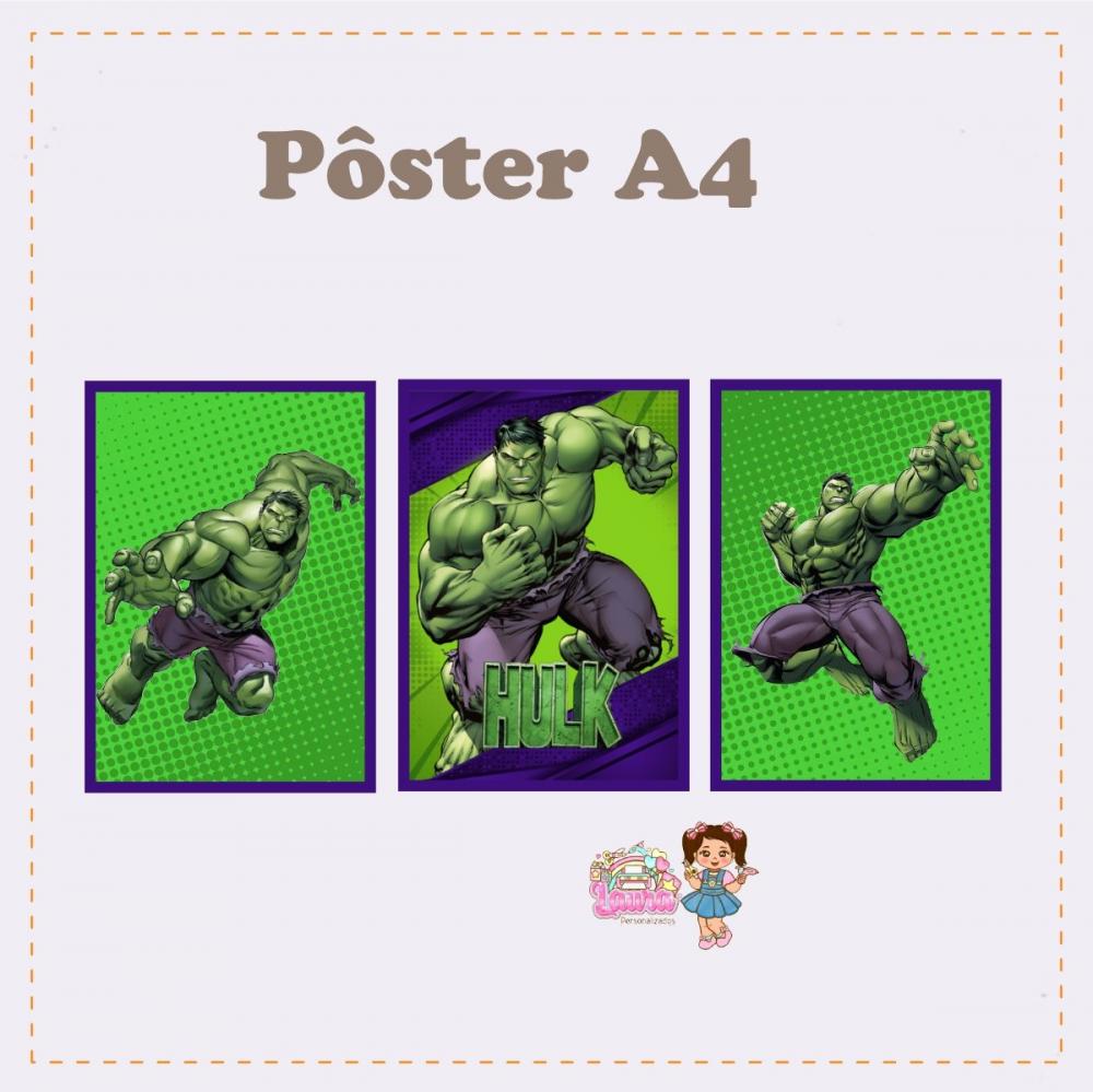 Kit Festa só um Bolinho o Incrivel Hulk - Decoração de anivers