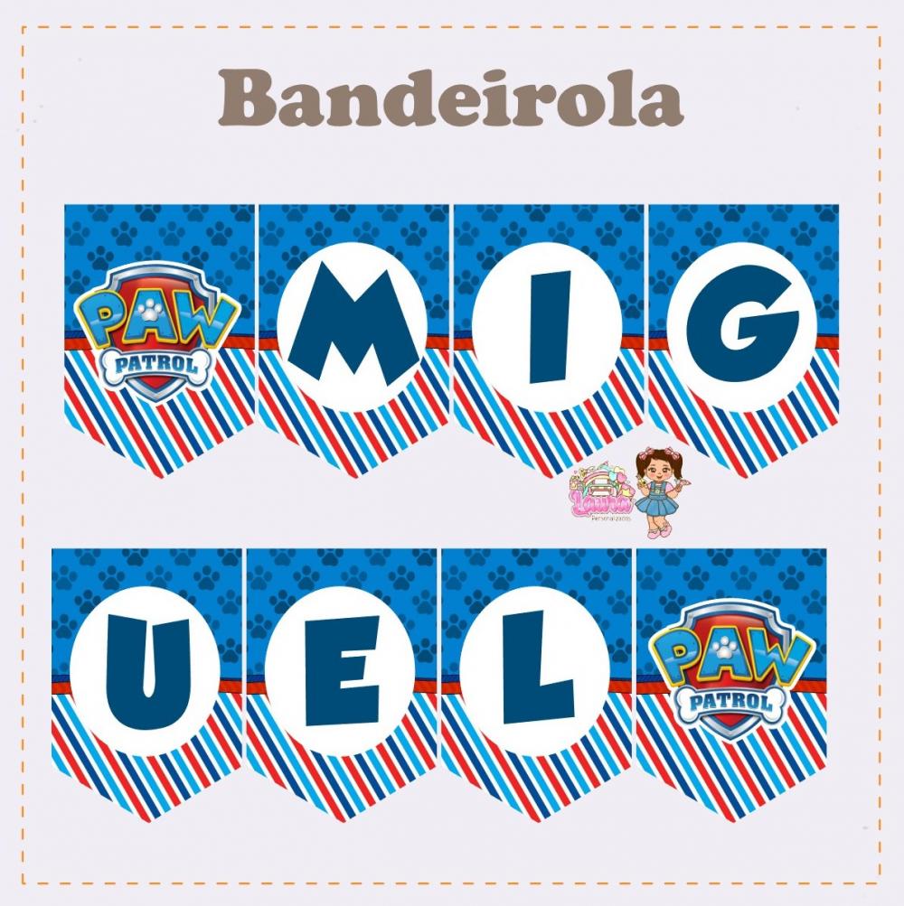 Kit Festa só um Bolinho Patrulha Canina - Decoração de anivers
