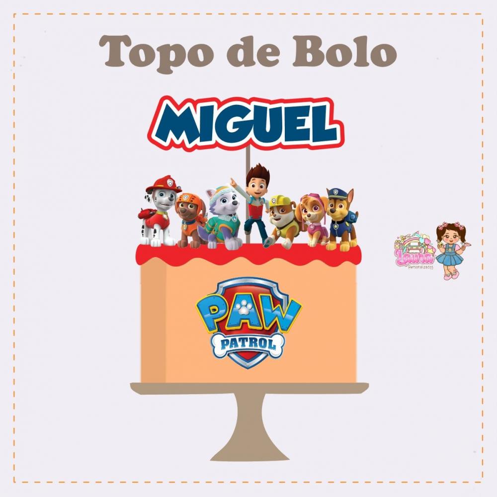 Kit Festa só um Bolinho Patrulha Canina - Decoração de anivers