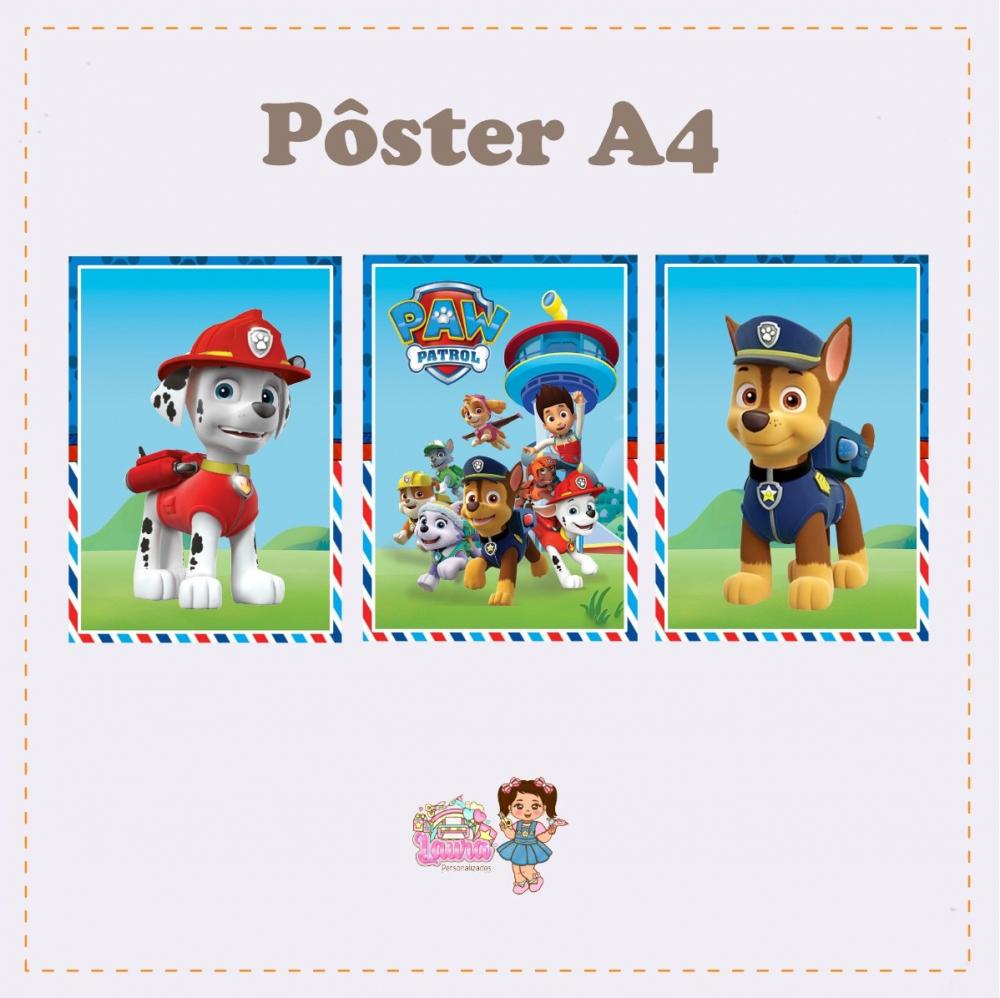 Kit Festa só um Bolinho Patrulha Canina - Decoração de anivers
