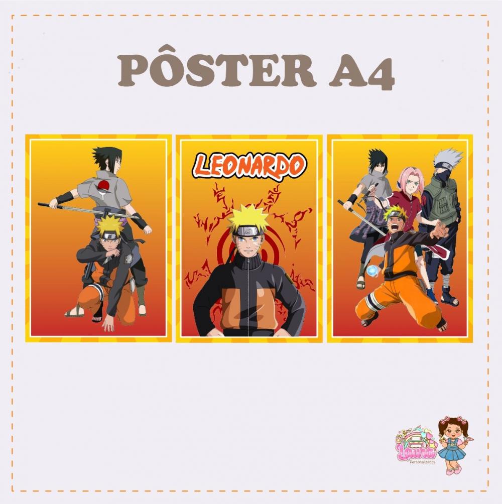 Kit Festa só um Bolinho Naruto - Decoração de aniversário - F