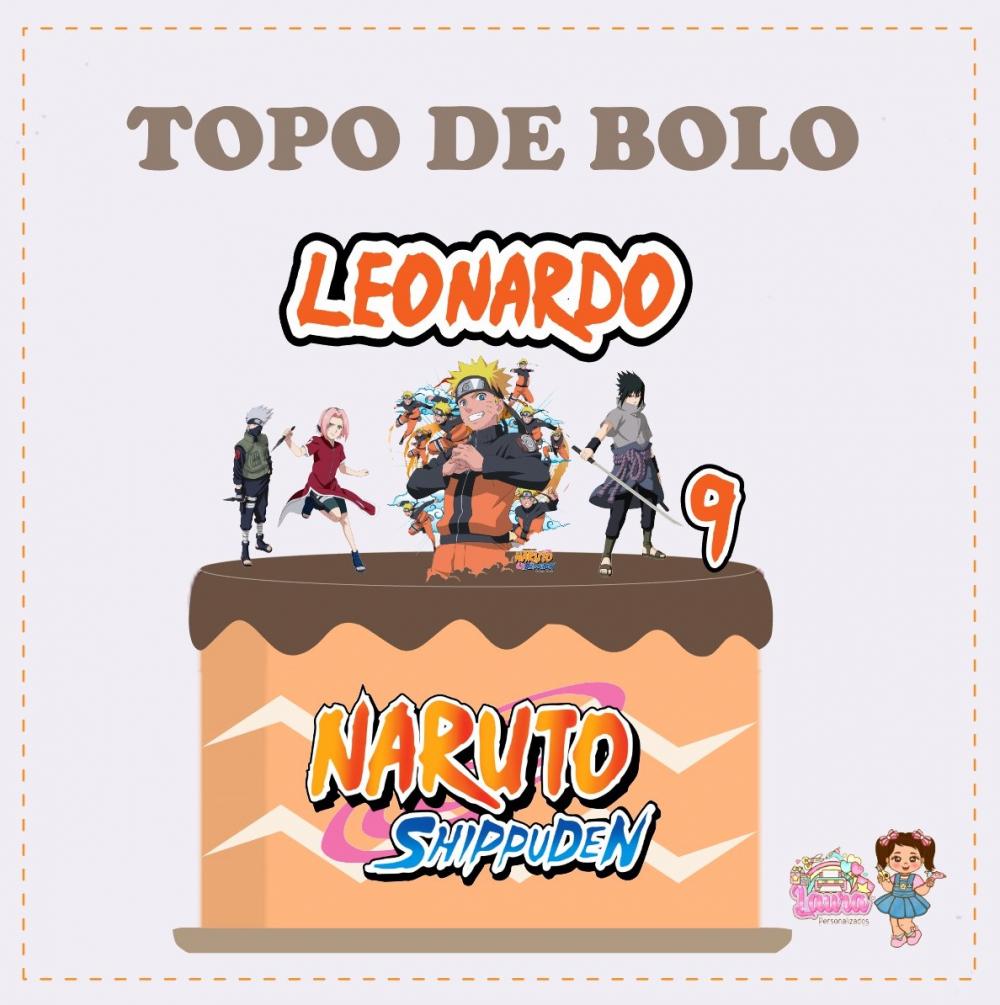 Kit Festa só um Bolinho Naruto - Decoração de aniversário - F