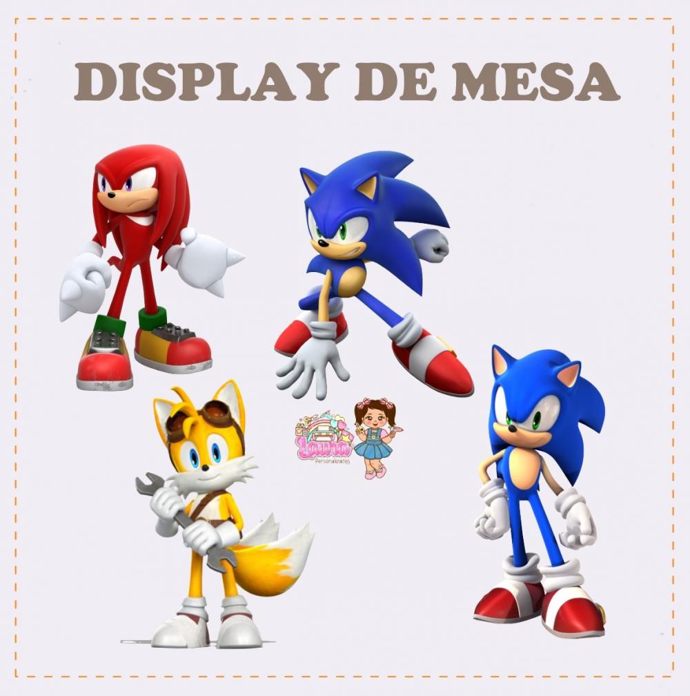 Kit Festa só um Bolinho Sonic - Decoração de aniversário - Fe