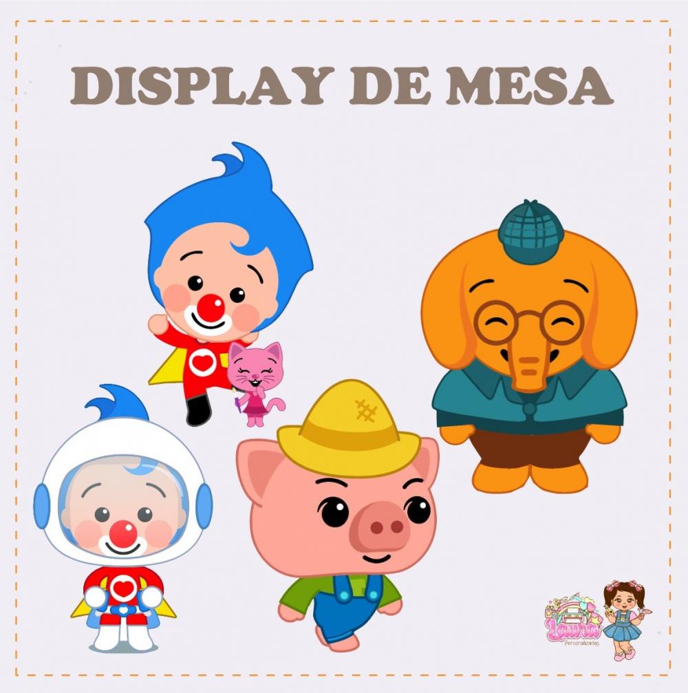 Kit Festa só um Bolinho Palhaço Plim Plim - Decoração de aniv
