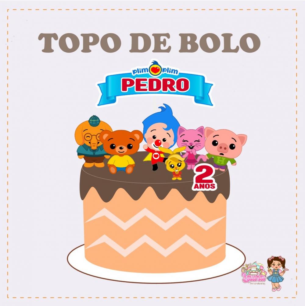 Kit Festa só um Bolinho Palhaço Plim Plim - Decoração de aniv