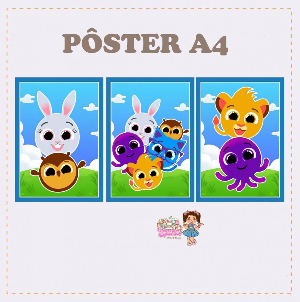 Kit Festa só um Bolinho Bolofofos - Decoração de aniversário 