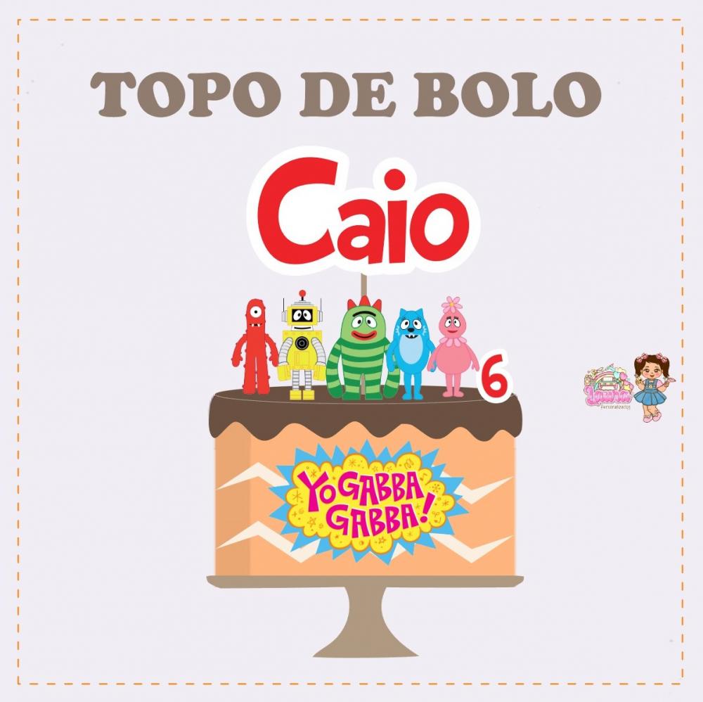Kit Festa só um Bolinho Yo Gabba Gabba - Decoração de anivers?