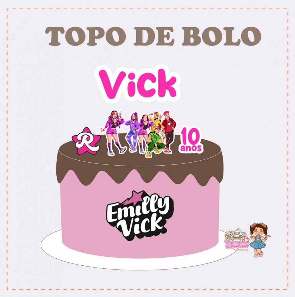 Kit Festa só um Bolinho Emelly Vick - Decoração de Aniversári