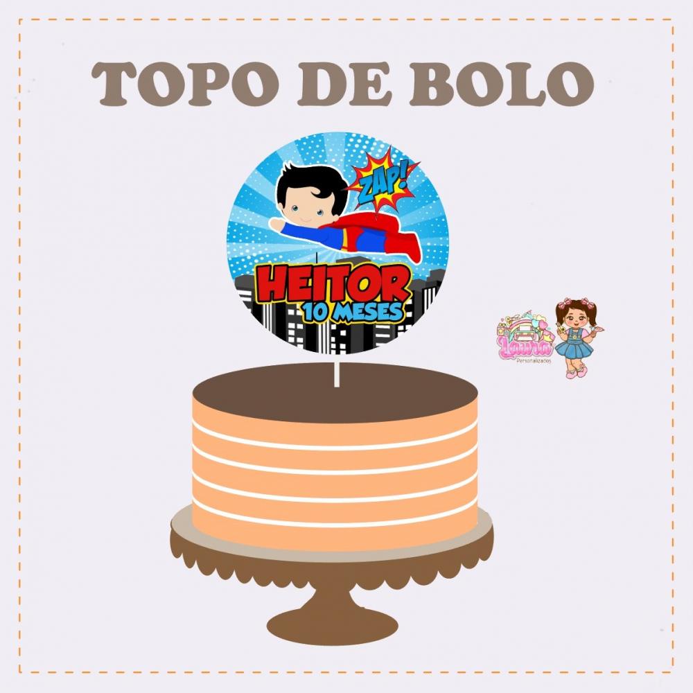 Kit Festa só um Bolinho SuperMam Baby - Decoração de aniversá