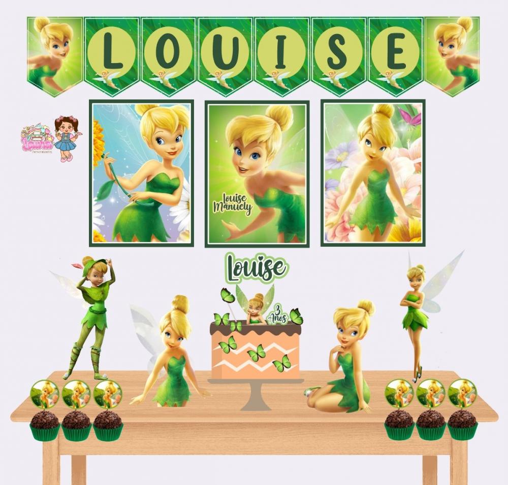 Kit Festa só um Bolinho Tinker Bell - Decoração de aniversári