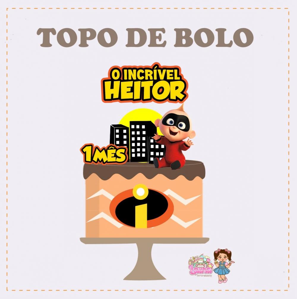 Kit Festa só um Bolinho Zezé os incriveis - Decoração de aniv