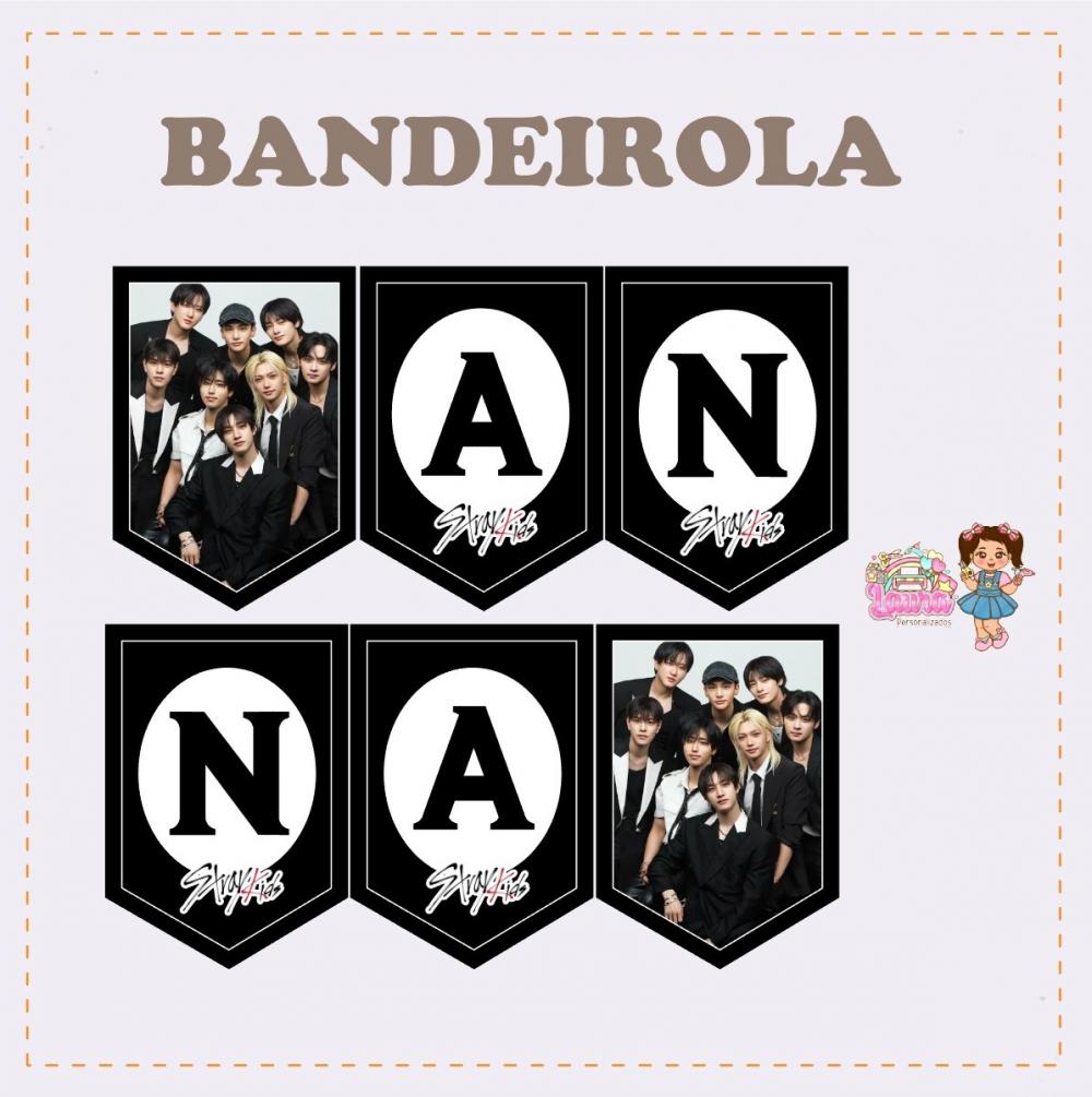 Kit Festa só um Bolinho Stray Kids - Decoração de aniversário