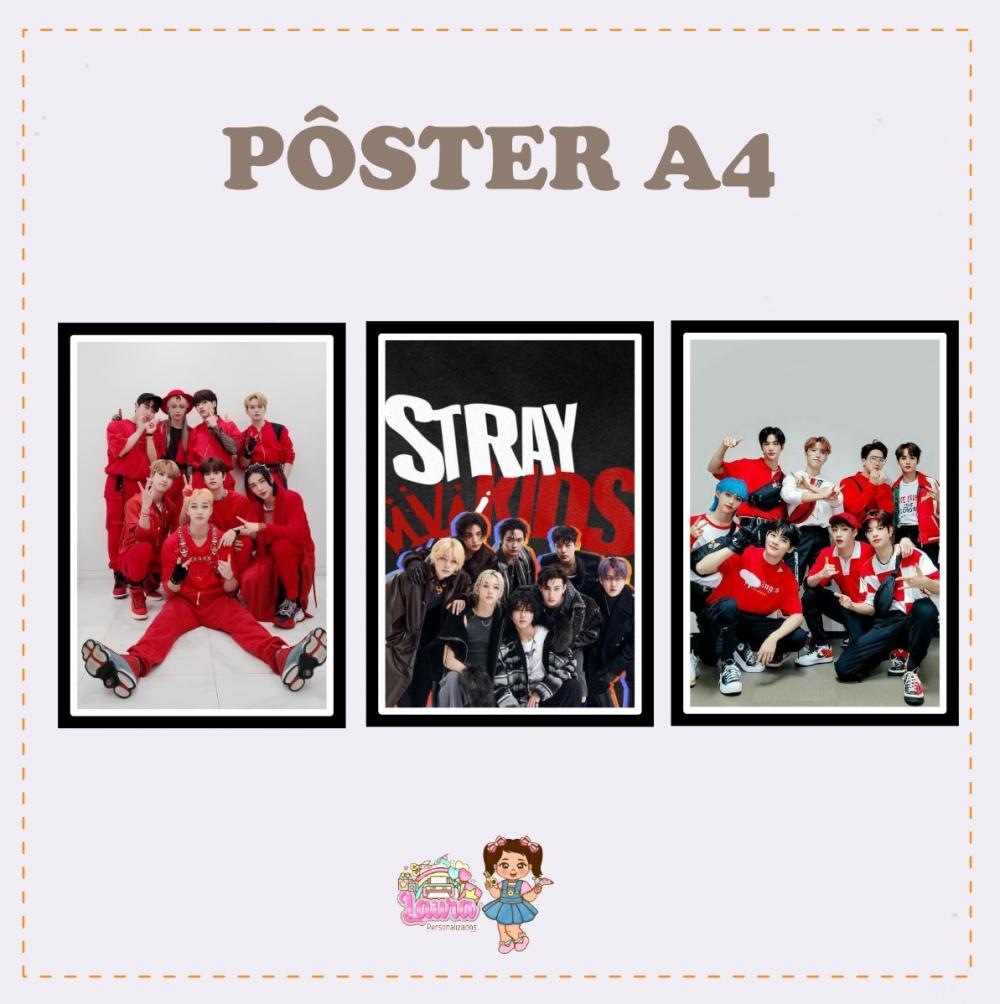 Kit Festa só um Bolinho Stray Kids Vermelho - Decoração de ani