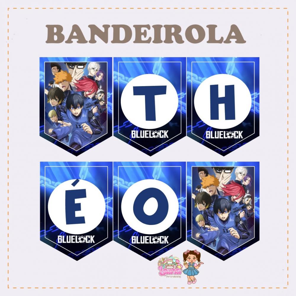 Kit Festa só um Bolinho Blue Lock - Decoração de aniversário 