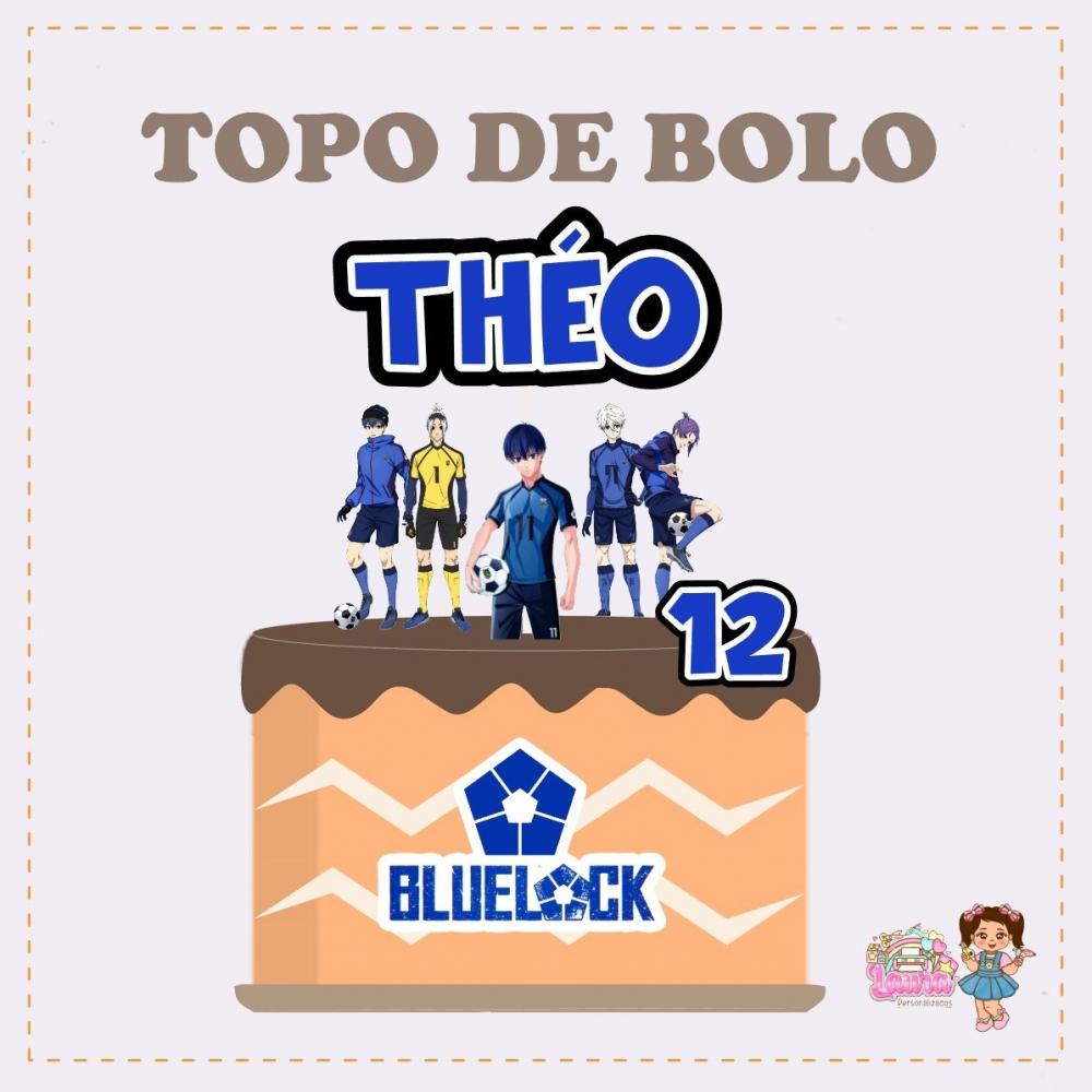 Kit Festa só um Bolinho Blue Lock - Decoração de aniversário 