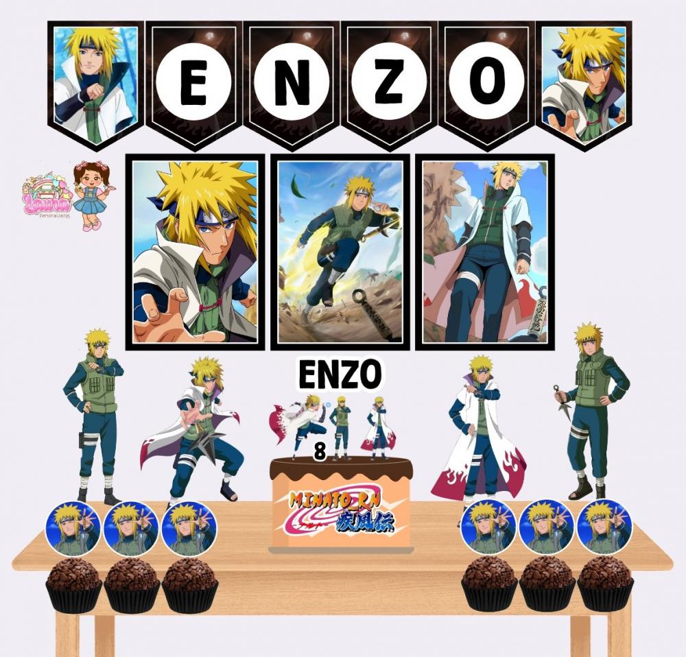 Kit Festa só um Bolinho Minato - Decoração de aniversário - F