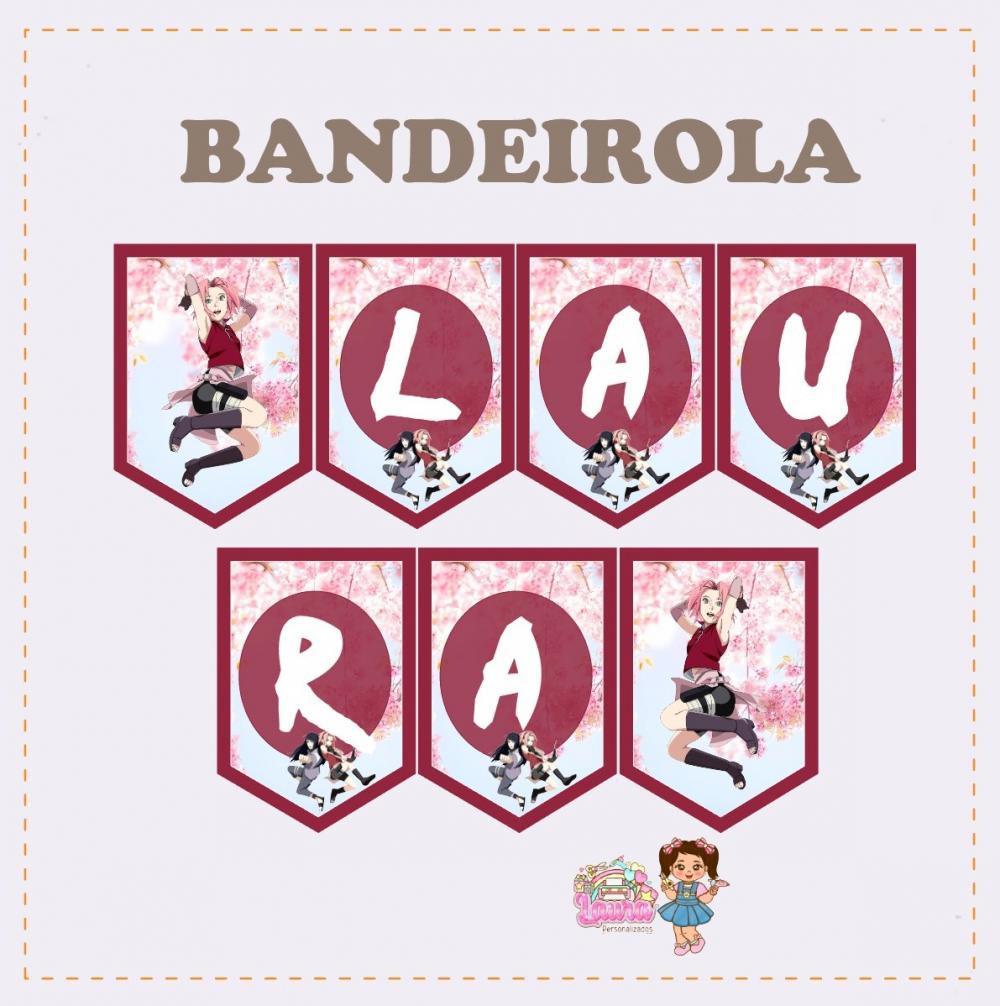Kit Festa só um Bolinho Sakura - Decoração de aniversário - F