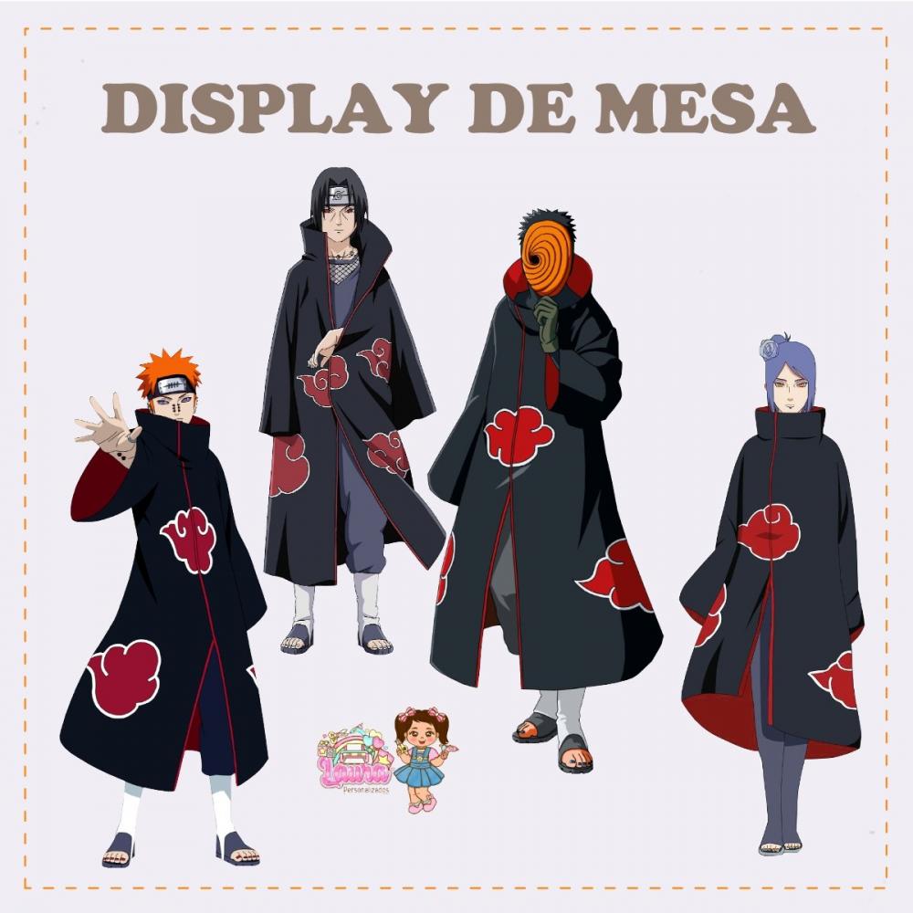 Kit Festa só um Bolinho Akatsuki - Decoração de aniversário -