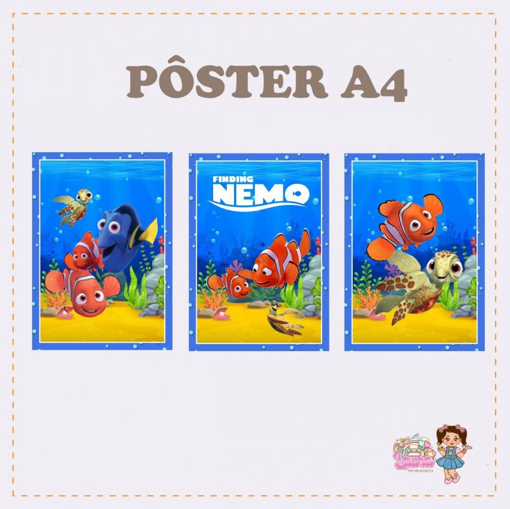 Kit Festa só um Bolinho Nemo - Decoração de aniversário - Fes